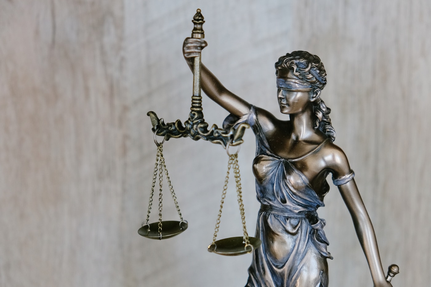 Símbolo da Justiça em assunto de busca e apreensão